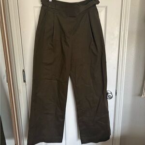 Express Olive Wide Leg Pants
